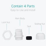 20 Pcs PG21 White Waterproof Cable Wire Gland Connector Fitting - Lantee Online Store