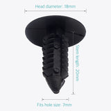 20 Pcs Fender & Bumper Shield Fastener Clips for GM Chrysler & Ford - Lantee