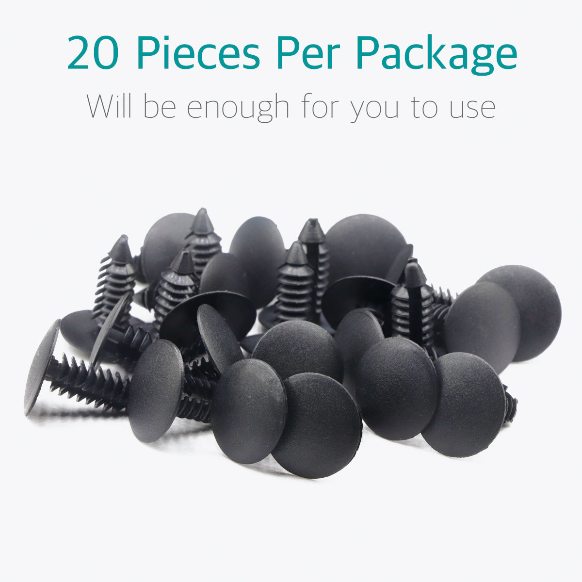 20 Pcs Fender & Bumper Shield Fastener Clips for GM Chrysler & Ford - Lantee