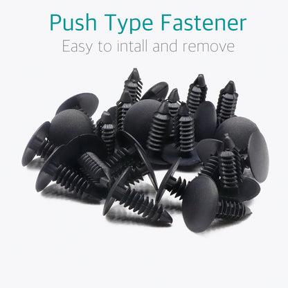 20 Pcs Fender & Bumper Shield Fastener Clips for GM Chrysler & Ford - Lantee