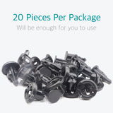20 Pcs Bumper & Fender Retainer Clips for Honda & Acura 91503-SZ3-003 - Lantee