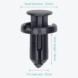 20 Pcs 10mm Front & Rear Bumper Retainer Clips for Honda 91503-SZ5-003 - Lantee Online Store
