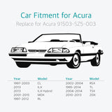 20 Pcs 10mm Front & Rear Bumper Retainer Clips for Honda 91503-SZ5-003 - Lantee Online Store