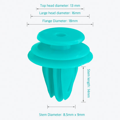 Lantee 20 Pcs Trim Panel Retainer Fasteners for Toyota 90467-10188 - Lantee Online Store