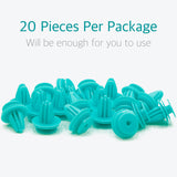 Lantee 20 Pcs Trim Panel Retainer Fasteners for Toyota 90467-10188 - Lantee Online Store