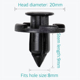 20 Pcs Universal Fender Push Retainers Clips for Nissan 01553-09321 - Lantee Online Store