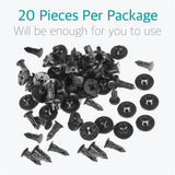 20 Pcs Universal Fender Push Retainers Clips for Nissan 01553-09321 - Lantee Online Store