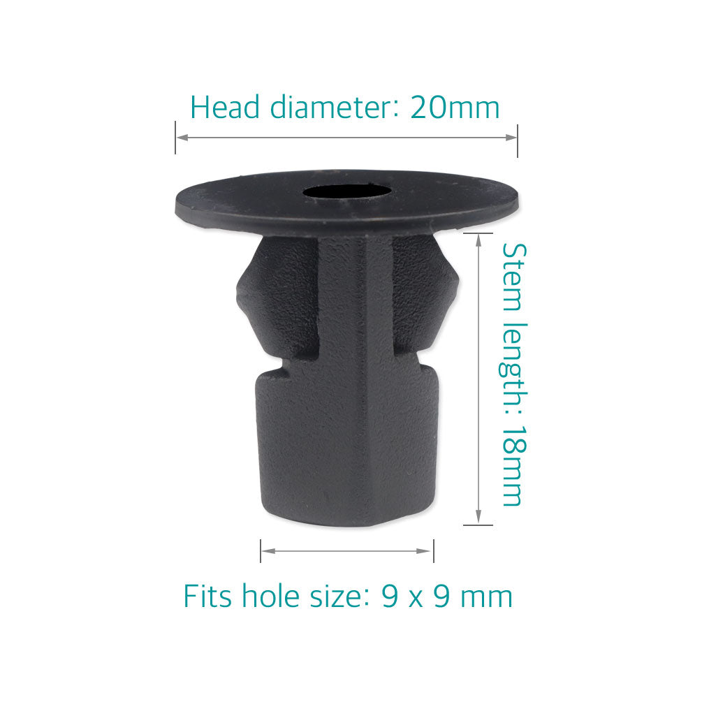 50 Pcs Hood & Fender Screw Grommet for Toyota 90189-06065 - Lantee Online Store