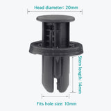 50 Pcs Bumper & Wheel Well Liner Clips for Honda & Acura 91505-TM8-003 - Lantee Online Store