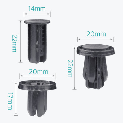 50 Pcs Bumper & Wheel Well Liner Clips for Honda & Acura 91505-TM8-003 - Lantee Online Store