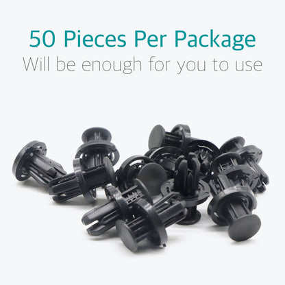 50 Pcs Bumper & Wheel Well Liner Clips for Honda & Acura 91505-TM8-003 - Lantee Online Store