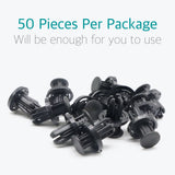 50 Pcs Bumper & Wheel Well Liner Clips for Honda & Acura 91505-TM8-003 - Lantee Online Store