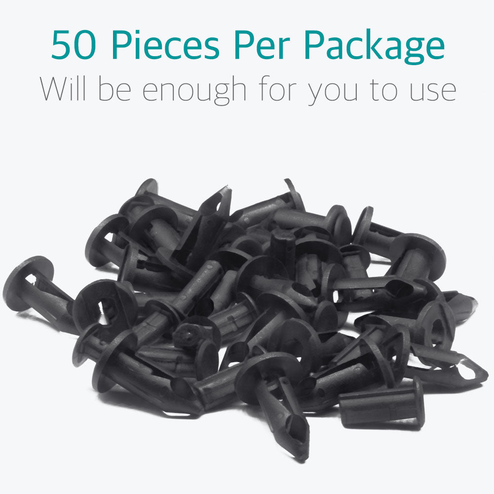 50 Rocker Panel Wheel Line Air Inlet Duct Retainer Clips for GM & Ford - Lantee Online Store