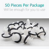 50 Door Trim Panel Retainer Clips with Sealer for Ford W713297-S300 - Lantee Online Store