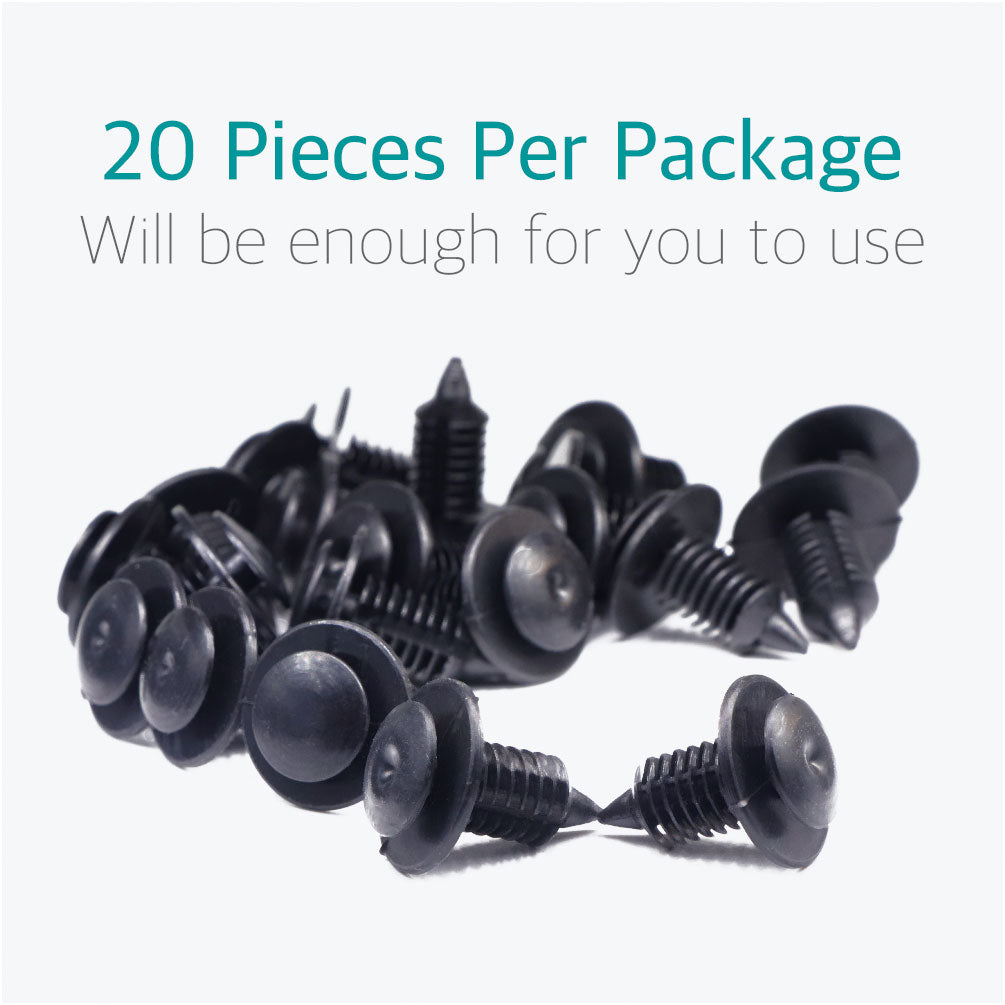 Lantee 20 Pcs Trim Panel Retainer Clips for Ford N805155-S 1985 - On - Lantee Online Store
