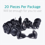 Lantee 20 Pcs Trim Panel Retainer Clips for Ford N805155-S 1985 - On - Lantee Online Store
