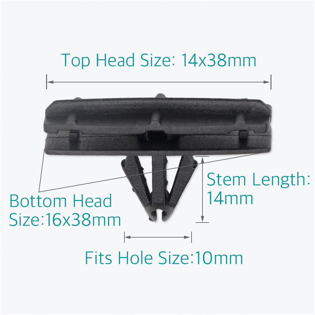 20 Pcs Fender Flare & Rocker Moulding Clips for Jeep 68039280-AA - Lantee
