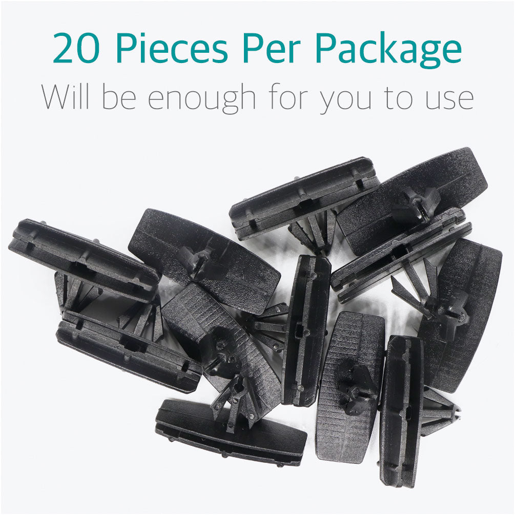 20 Pcs Fender Flare & Rocker Moulding Clips for Jeep 68039280-AA - Lantee