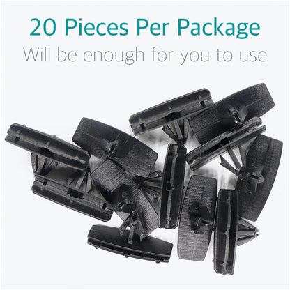 20 Pcs Fender Flare & Rocker Moulding Clips for Jeep 68039280-AA - Lantee