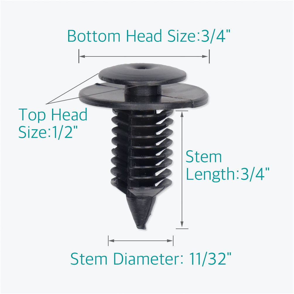 Lantee 20 Pcs Trim Panel Retainer Clips for Ford N805155-S 1985 - On - Lantee Online Store