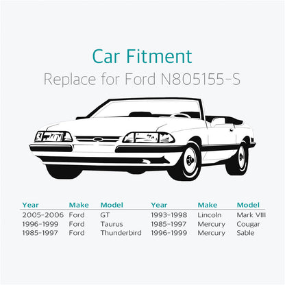 50 Pcs N805155-S Trim Panel Retainer Clips for Ford Lincoln Mercury - Lantee Online Store