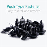 100 Pcs Trim Panel Retainer Clips for Ford Lincoln Mercury N805155-S - Lantee Online Store