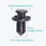 50 Pcs Bumper Engine Cover Fender Retainer Clips for Subaru 90914-0007 - Lantee Online Store