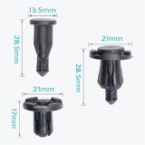 50 Pcs Bumper Engine Cover Fender Retainer Clips for Subaru 90914-0007 - Lantee Online Store