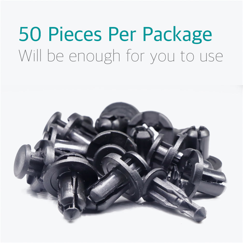 50 Pcs Bumper Engine Cover Fender Retainer Clips for Subaru 90914-0007 - Lantee Online Store