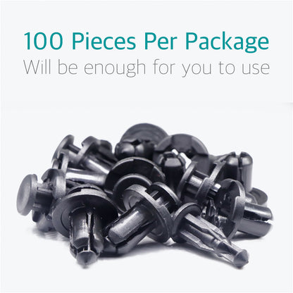 100 Pcs Bumper Engine Cover Fender Grille Clips for Subaru 90914-0007 - Lantee Online Store