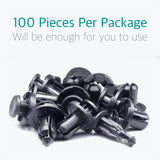 100 Pcs Bumper Engine Cover Fender Grille Clips for Subaru 90914-0007 - Lantee Online Store