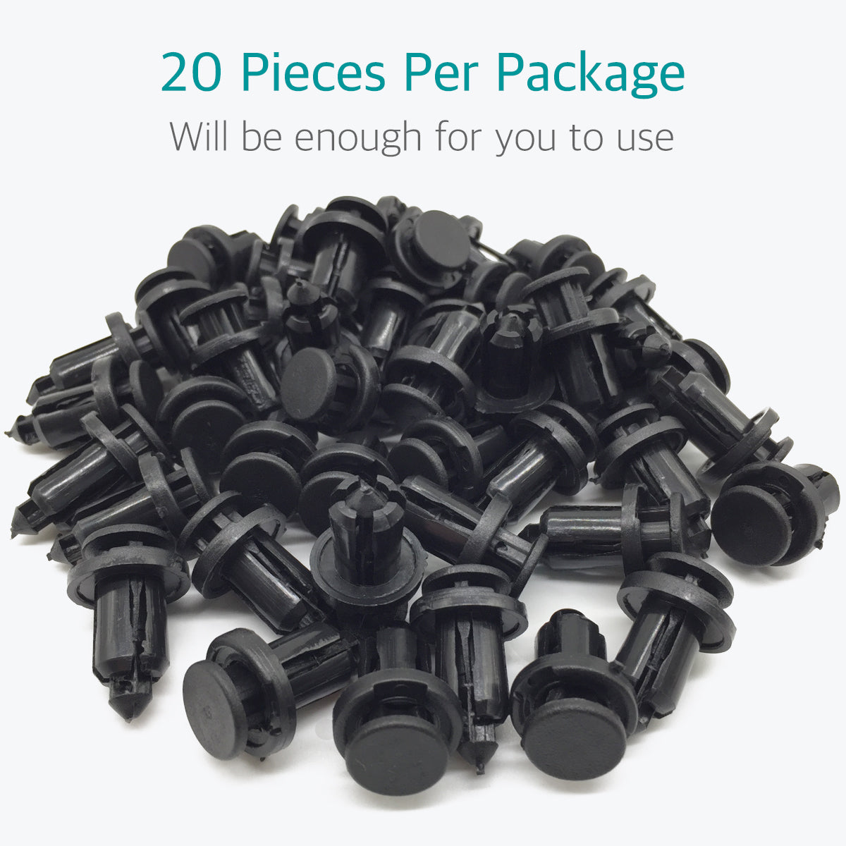 Lantee 20 Pcs 10mm Bumper Push-Type Retainer Clips for Nissan 01553-09241 - Lantee Online Store