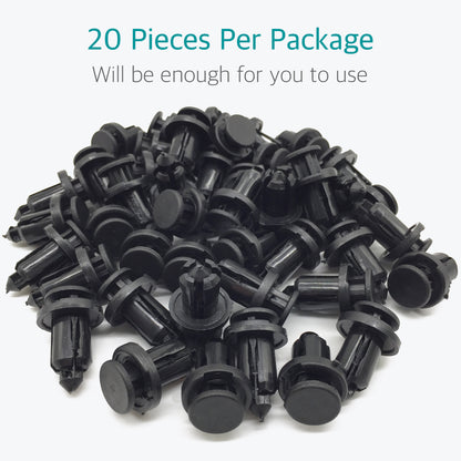 Lantee 20 Pcs 10mm Bumper Push-Type Retainer Clips for Nissan 01553-09241 - Lantee Online Store