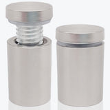 Lantee 8 Pcs 19 x 40mm Silver Tone Stainless Steel Standoff Hardware for Glass - Lantee Online Store