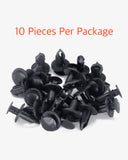 10 Pcs 8mm Universal Nylon Bumper Fastener Rivet Retainer Clips - Lantee