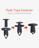 10 Pcs 8mm Universal Nylon Bumper Fastener Rivet Retainer Clips - Lantee