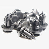 10 Pcs 10mm Bumper Clips w/ Metal Insert for Honda 91506-S9A-003 - Lantee