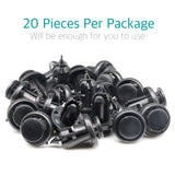 20 Pcs Bumper Retainer Clips w/ Metal Insert for Honda 91506-S9A-003 - Lantee