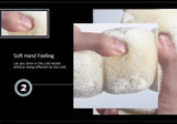 Fluffy Fur Non-Slip Car Steering Wheel Cover, 38cm - Lantee