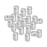 20 Pcs Silver Tone Stainless Steel 19 x 30mm Standoff Hardware Mounts - Lantee Online Store