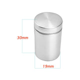 20 Pcs Silver Tone Stainless Steel 19 x 30mm Standoff Hardware Mounts - Lantee Online Store