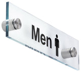 20 Pcs Silver Tone Stainless Steel 19 x 30mm Standoff Hardware Mounts - Lantee Online Store