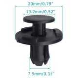 50 Pcs Cowl Bumper & Fender Liner Push-Type Clips for Nissan Infiniti - Lantee Online Store
