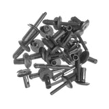 50 Nylon Expansion Rivets 1/4 Hole Dia. 2-3/16 Length - Lantee Online Store