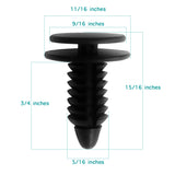 50 Pcs Interior Door Panel Push in Car Clips Fasteners for Ford Dodge - Lantee Online Store