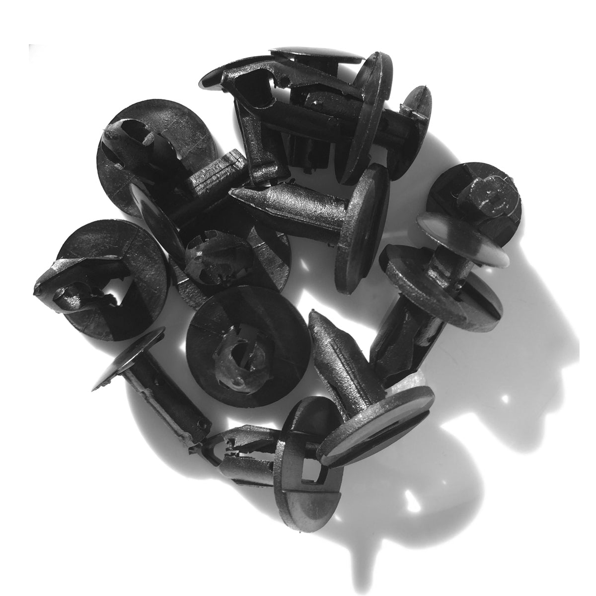 100 Pcs Universal Nylon Plastic Fastener Rivet Car Clips, 8mm - Lantee Online Store