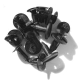 100 Pcs Universal Nylon Plastic Fastener Rivet Car Clips, 8mm - Lantee Online Store