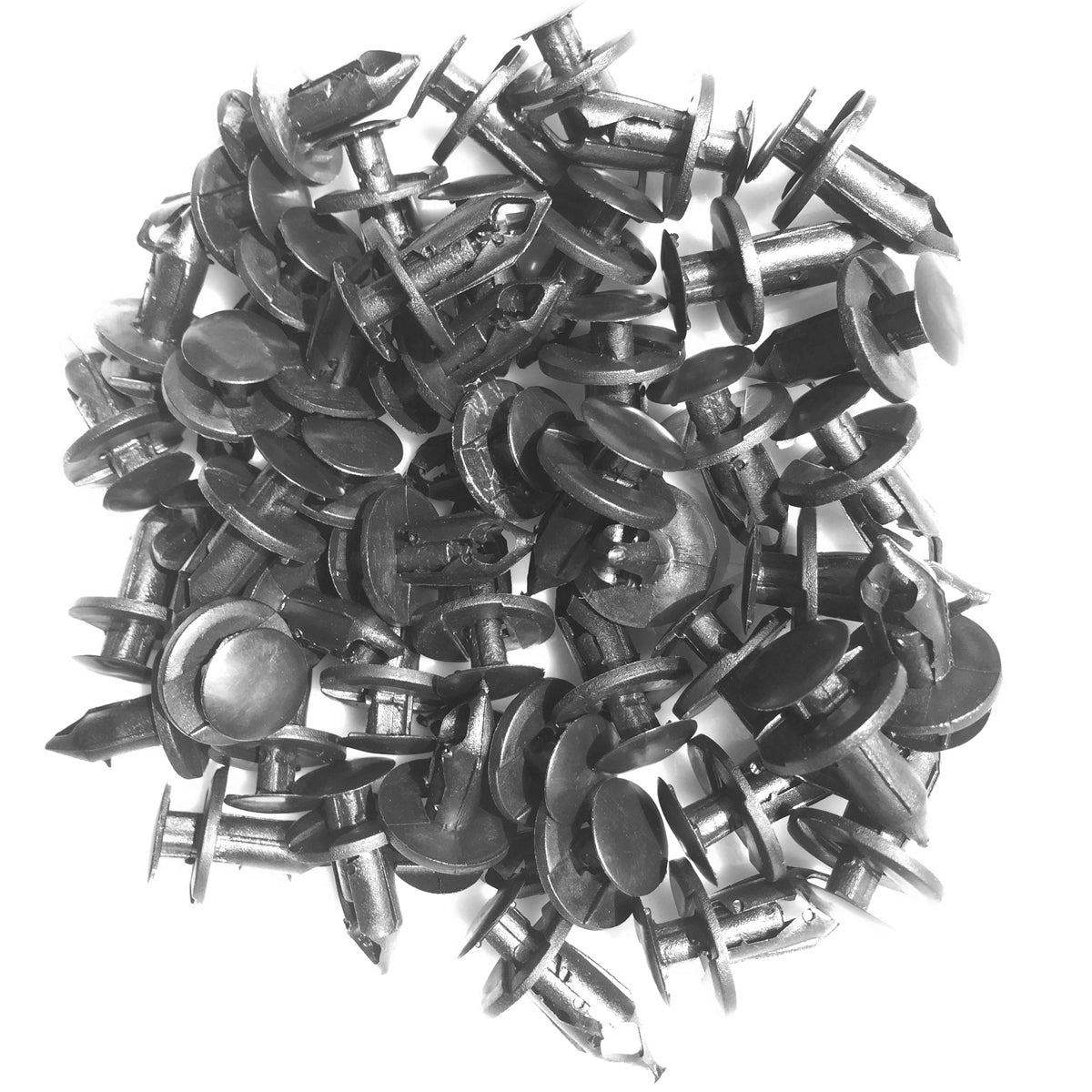 100 Pcs Universal Nylon Plastic Fastener Rivet Car Clips, 8mm - Lantee Online Store