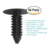 Lantee 50 Pcs Fender & Bumper Shield Clips GM Ford Chrysler - Lantee