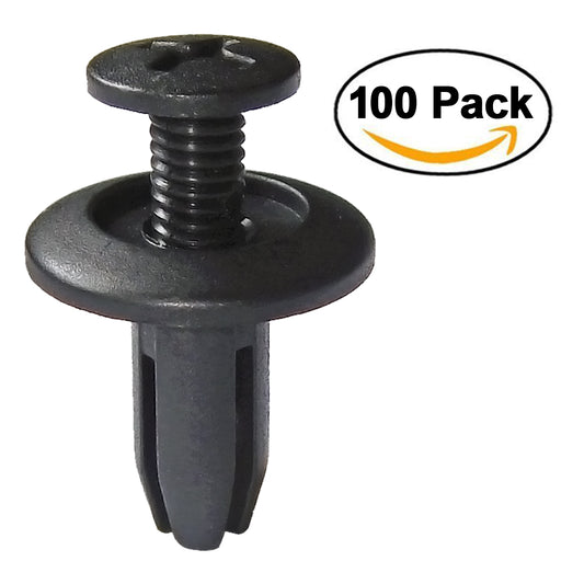 100 Pcs Car Fender Push in Type Rivets Fastener 15 x 12 x 6mm - Lantee Online Store